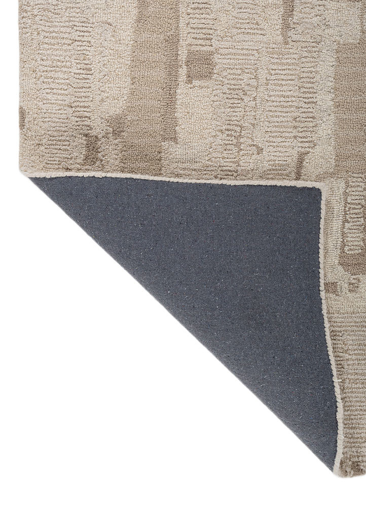 aprezo multi wool hand tufted Rug - Backing Shot