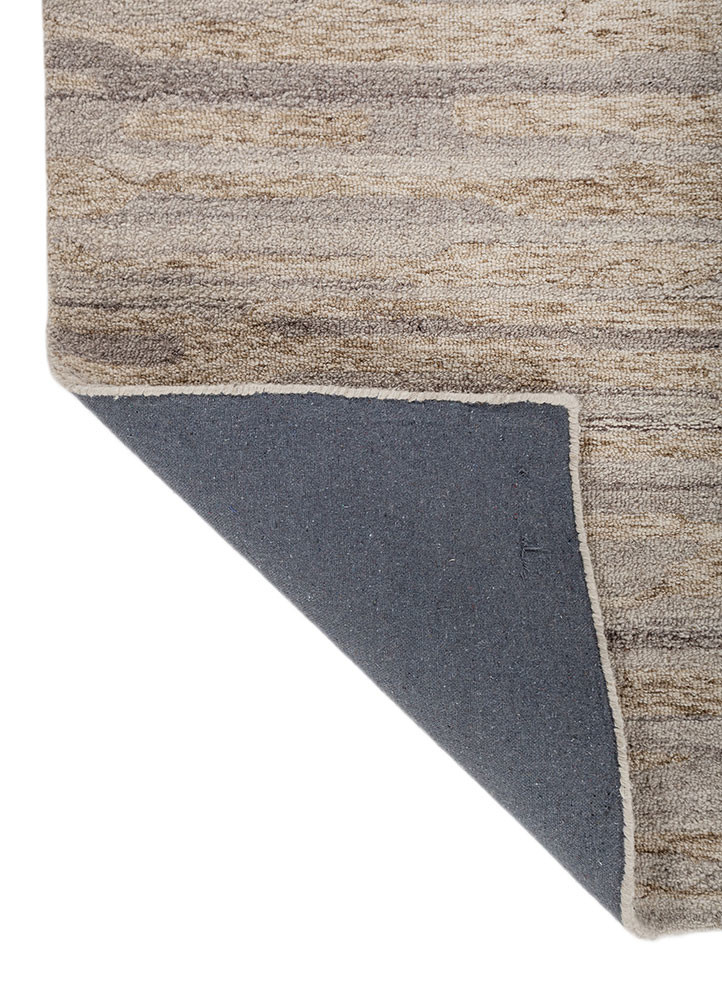 aprezo multi wool hand tufted Rug - Backing Shot