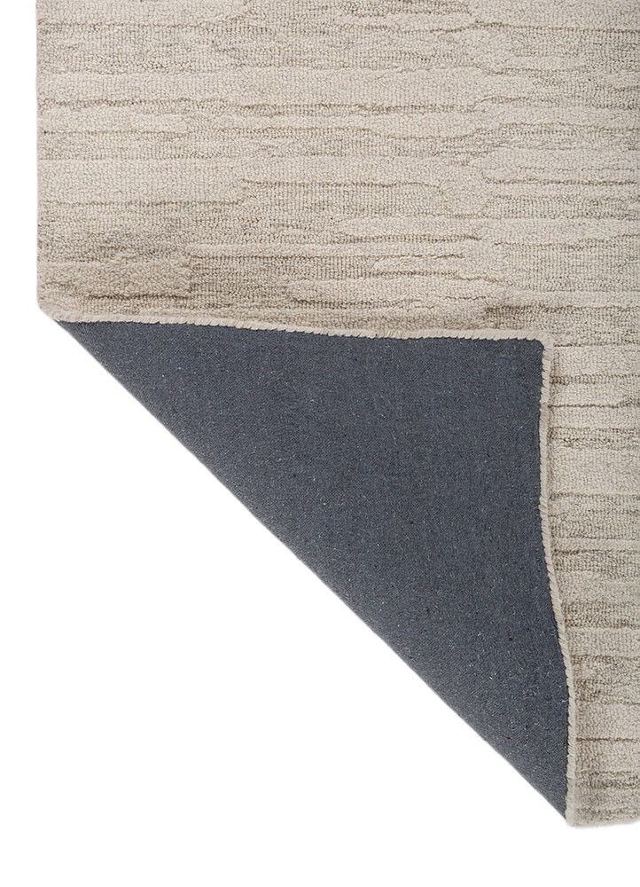 aprezo multi wool hand tufted Rug - Backing Shot