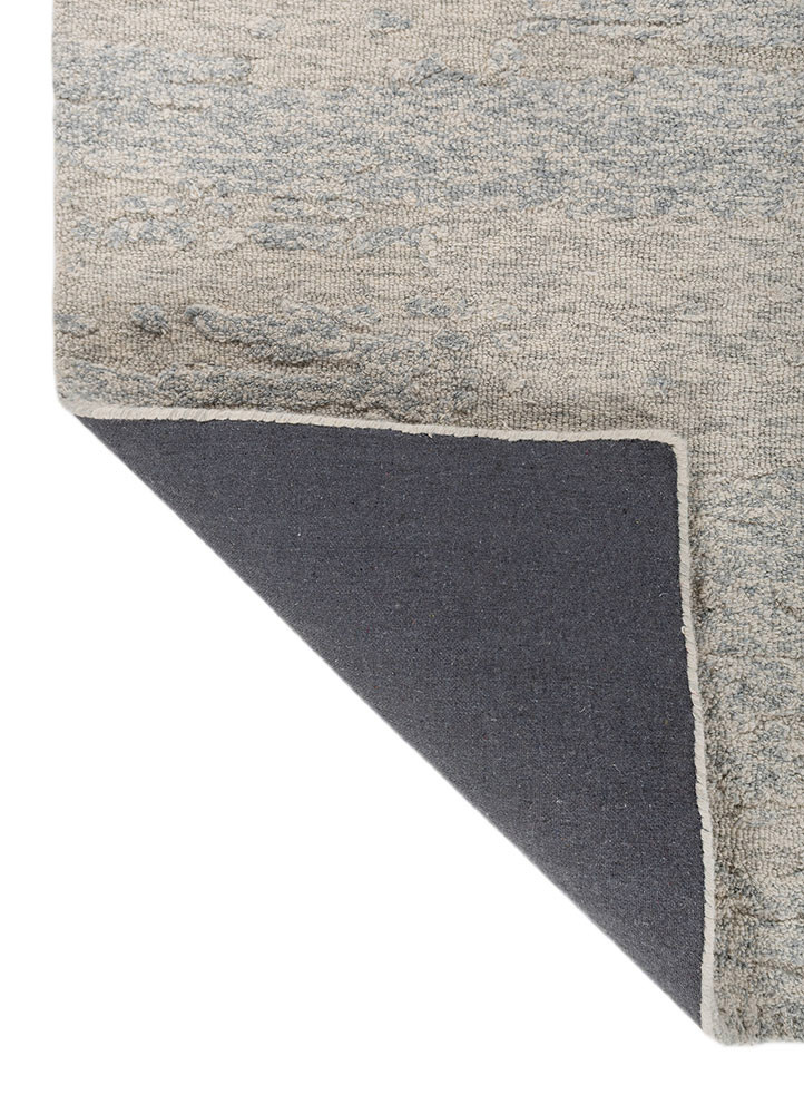 aprezo multi wool hand tufted Rug - Backing Shot