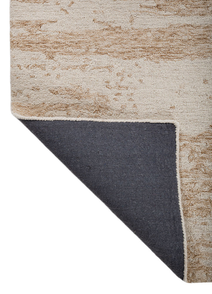 aprezo multi wool hand tufted Rug - Backing Shot
