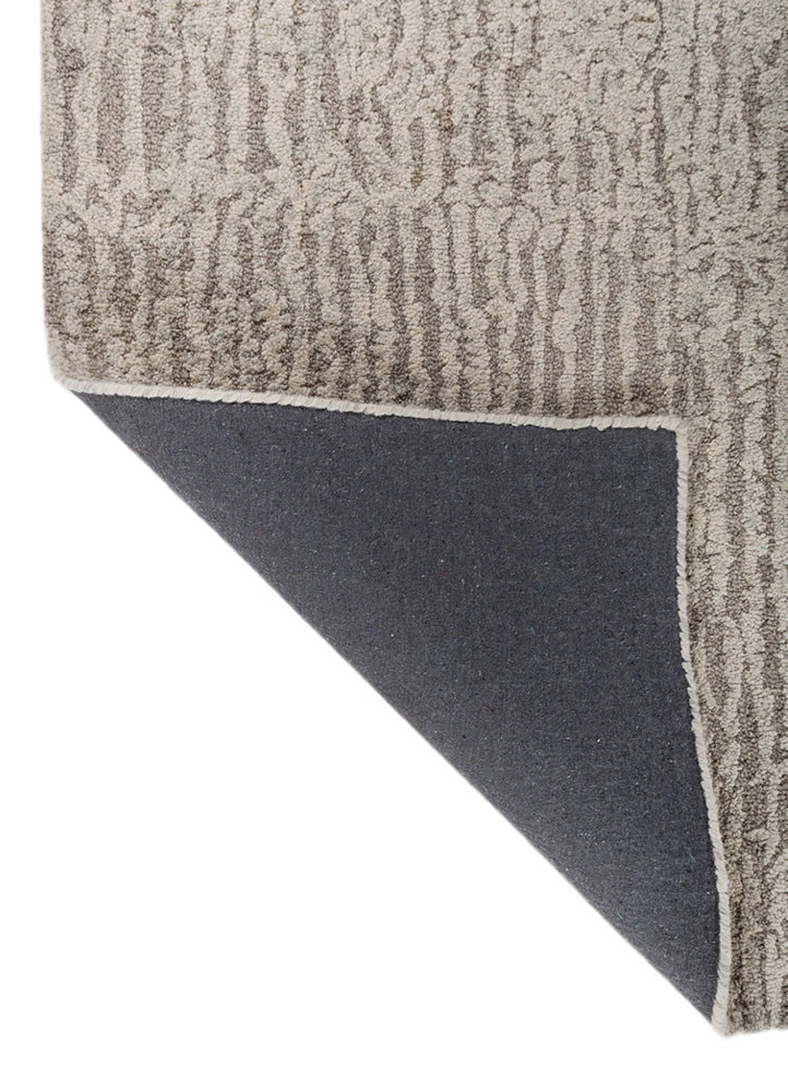 pathways multi wool hand tufted Rug - Backing Shot