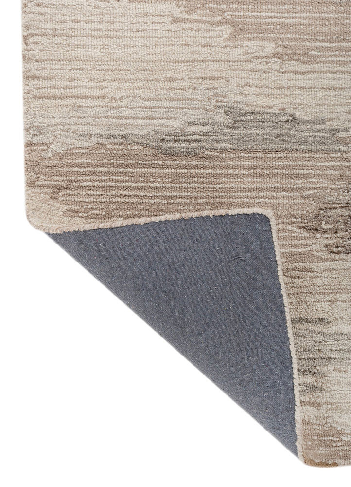 aprezo ivory wool hand tufted Rug - Backing Shot aprezo ivory wool hand tufted Rug - Backing Shot