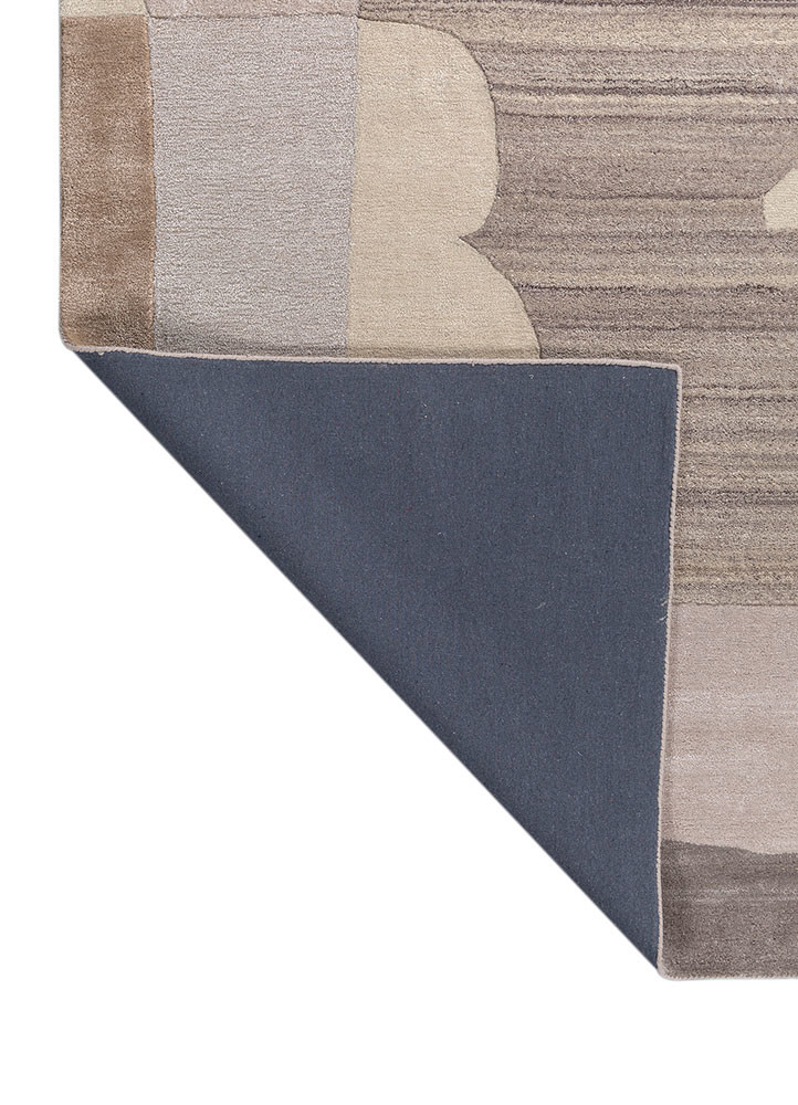 joy multi wool hand tufted Rug - Backing Shot joy multi wool hand tufted Rug - Backing Shot