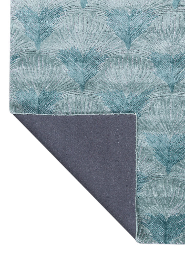 aurelia ivory viscose hand tufted Rug - Backing Shot aurelia ivory viscose hand tufted Rug - Backing Shot