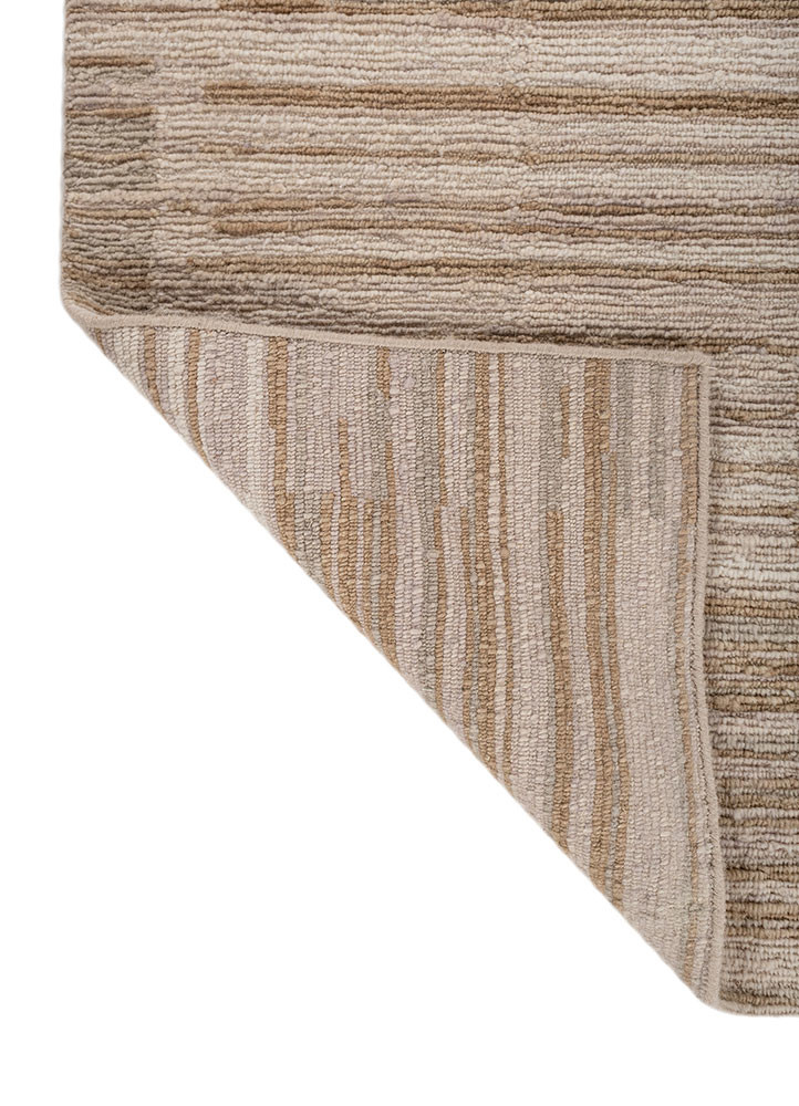 manifest ivory wool hand knotted Rug - Backing Shot manifest ivory wool hand knotted Rug - Backing Shot