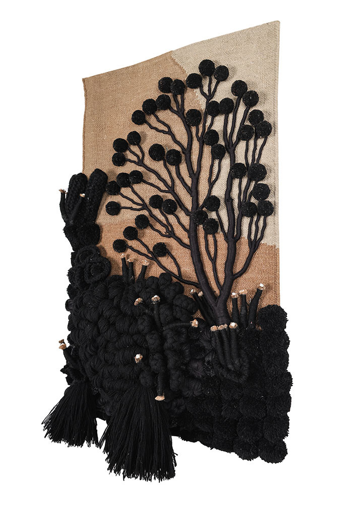 wall art grey and black wool and bamboo silk wall art WALL ART & TAPESTRY - Backing Shot wall art grey and black wool and bamboo silk wall art WALL ART & TAPESTRY - Backing Shot