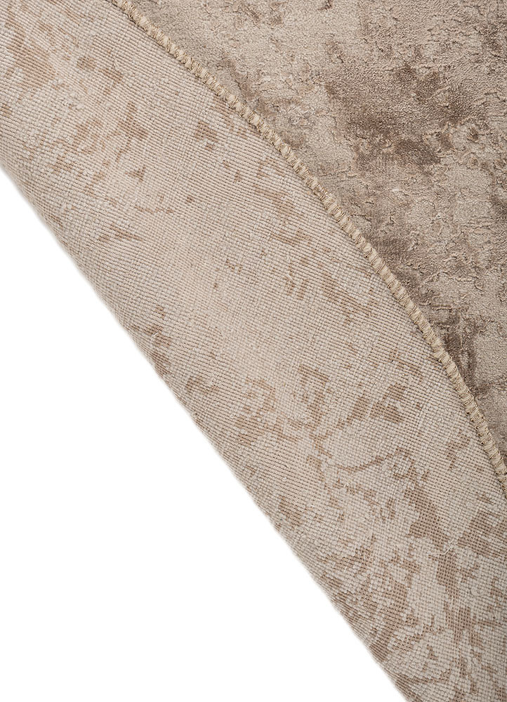chaos theory by kavi grey and black wool and bamboo silk hand knotted Rug - Backing Shot chaos theory by kavi grey and black wool and bamboo silk hand knotted Rug - Backing Shot