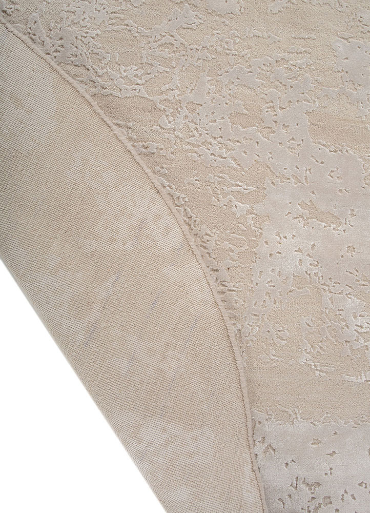 project error by kavi ivory wool and bamboo silk hand knotted Rug - Backing Shot project error by kavi ivory wool and bamboo silk hand knotted Rug - Backing Shot