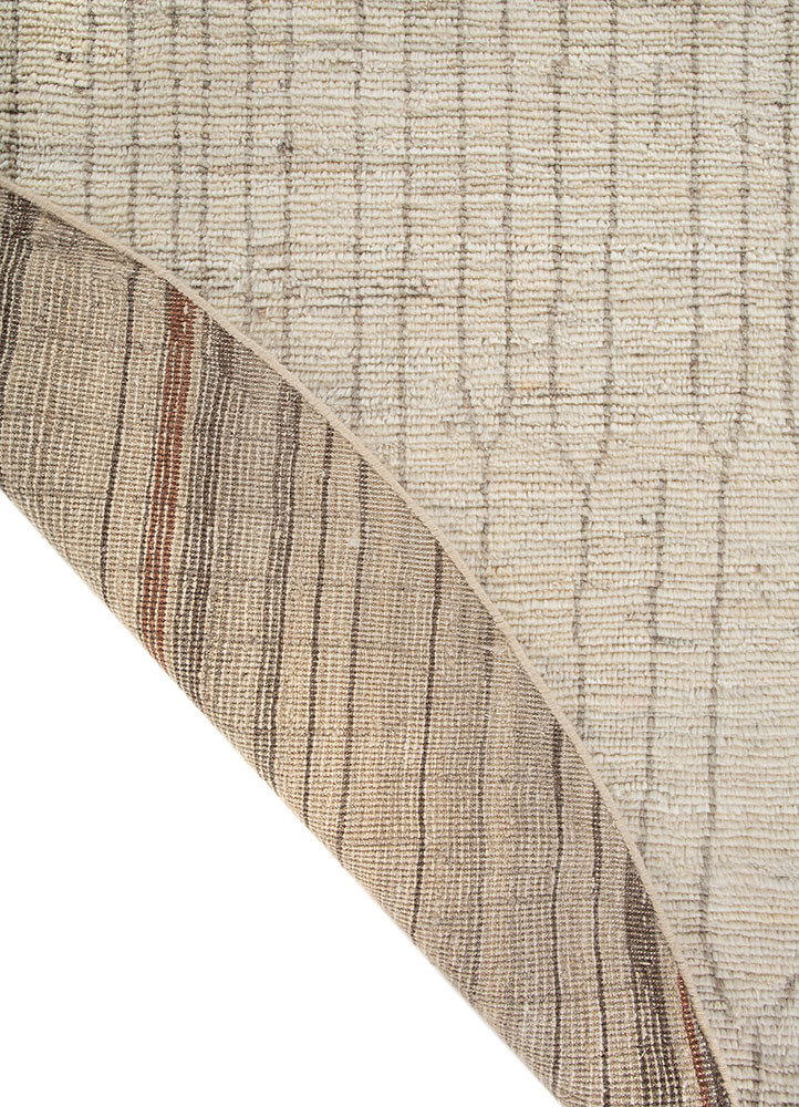 manifest ivory wool hand knotted Rug - Backing Shot manifest ivory wool hand knotted Rug - Backing Shot