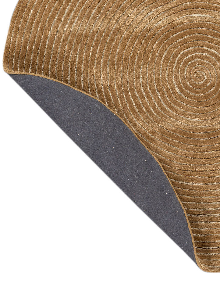 cera green wool and viscose hand tufted Rug - Backing Shot cera green wool and viscose hand tufted Rug - Backing Shot