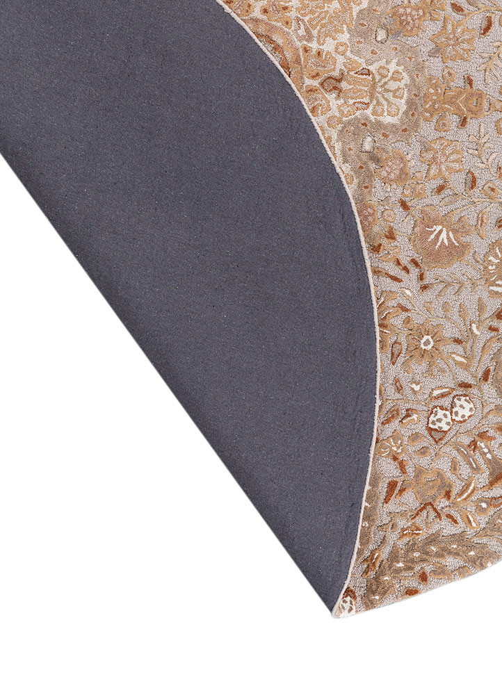 bodhi ivory wool and viscose hand tufted Rug - Backing Shot bodhi ivory wool and viscose hand tufted Rug - Backing Shot