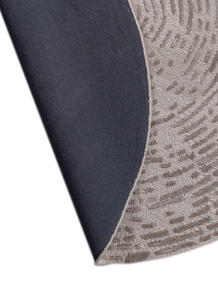aprezo ivory wool and viscose hand tufted Rug - Backing Shot aprezo ivory wool and viscose hand tufted Rug - Backing Shot