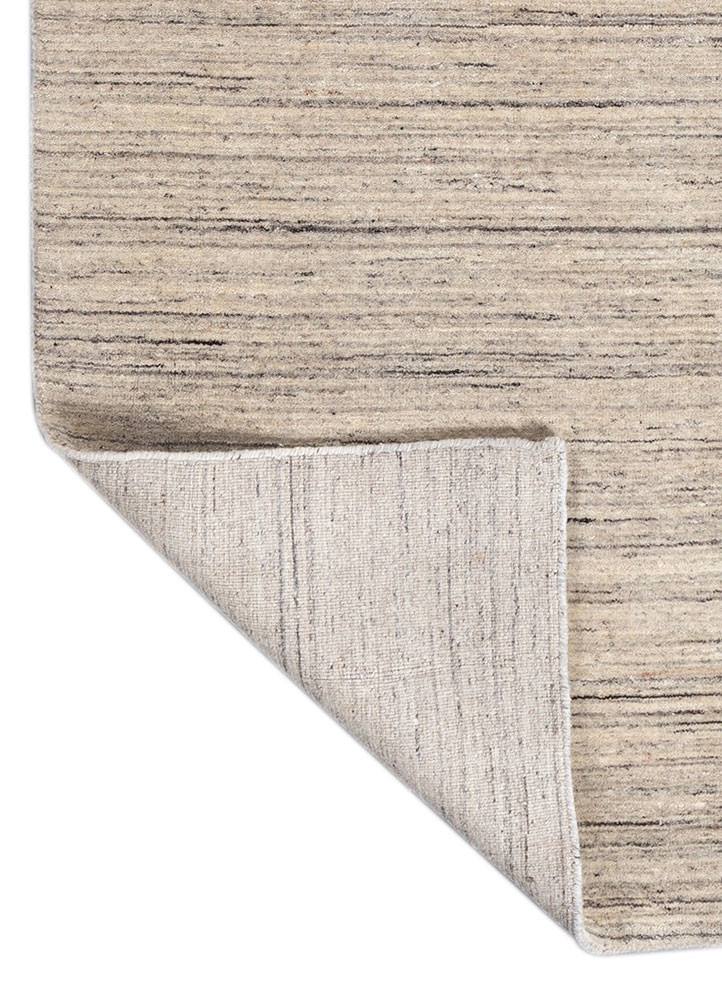 aprezo ivory wool hand loom Rug - Backing Shot aprezo ivory wool hand loom Rug - Backing Shot